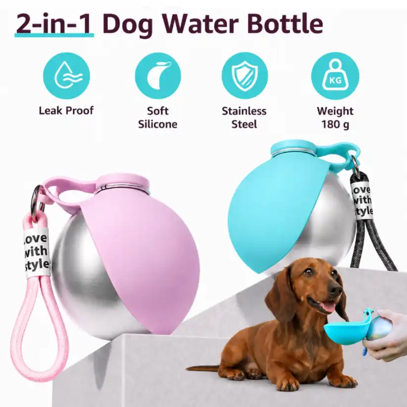 Portable Dog Water Bottle